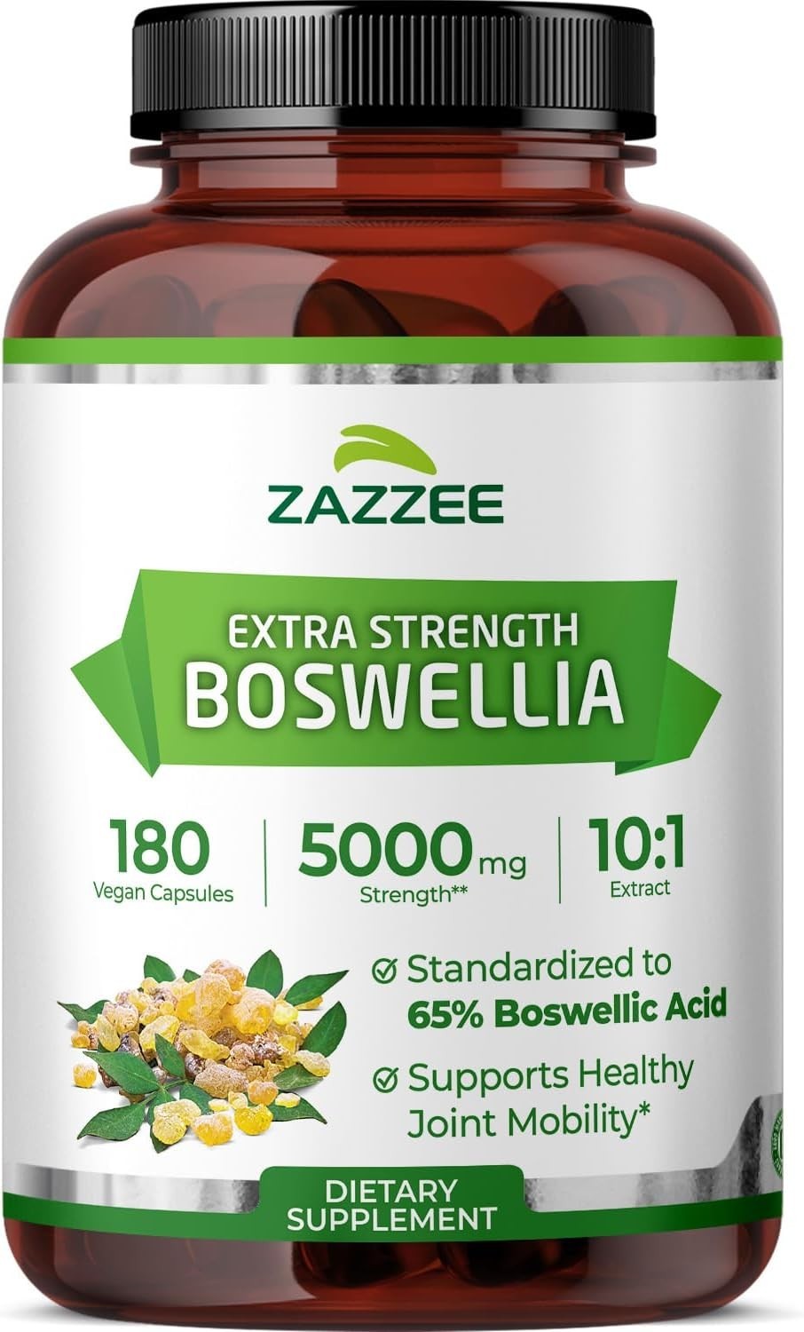 Extra Strength Boswellia 10:1 Extract – 180 Capsules for Joint Comfort