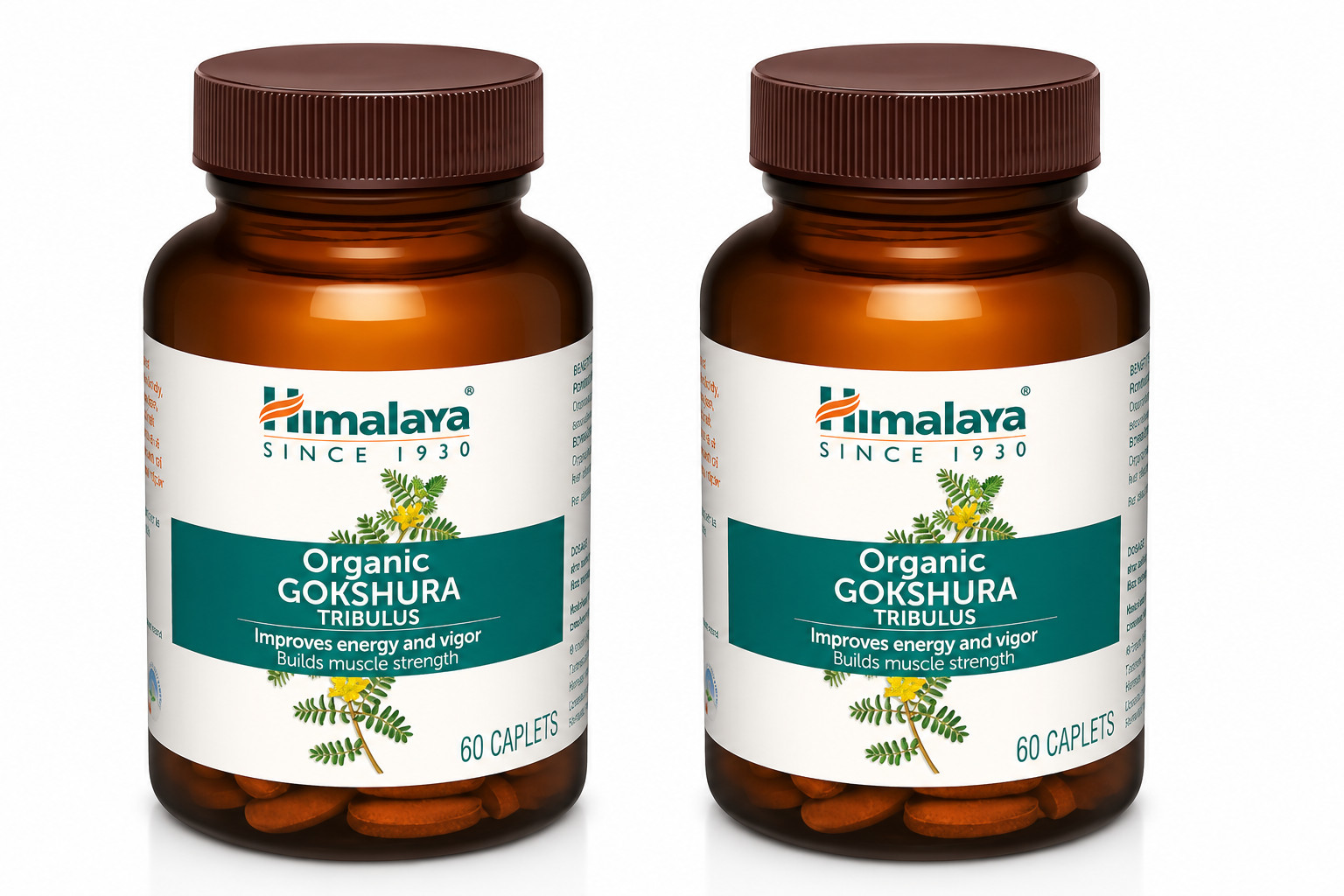 Himalaya Organic Gokshura Men’s Wellness Caplets 60 x2 Herbal Formula