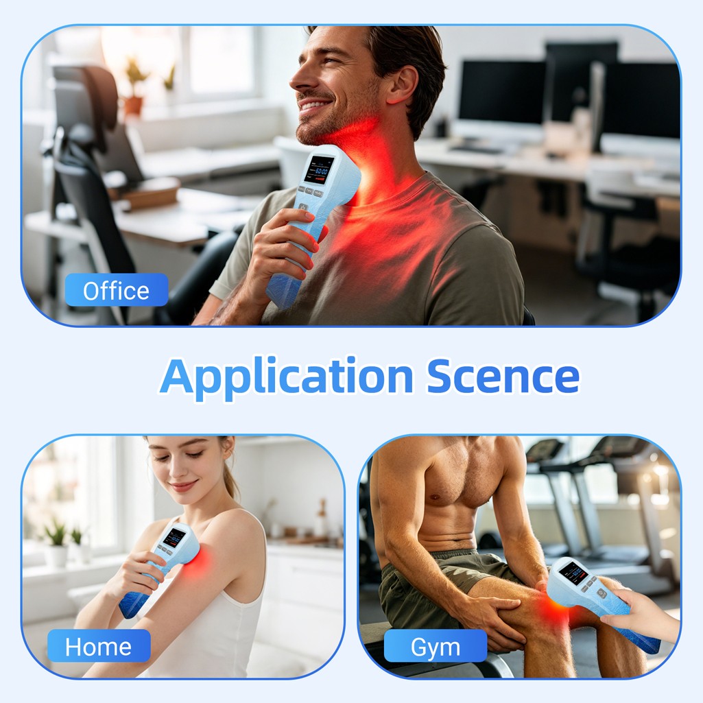 Cold Laser Therapy LLLT Device 880mW Soft Healing Laser For Body Pain Relief