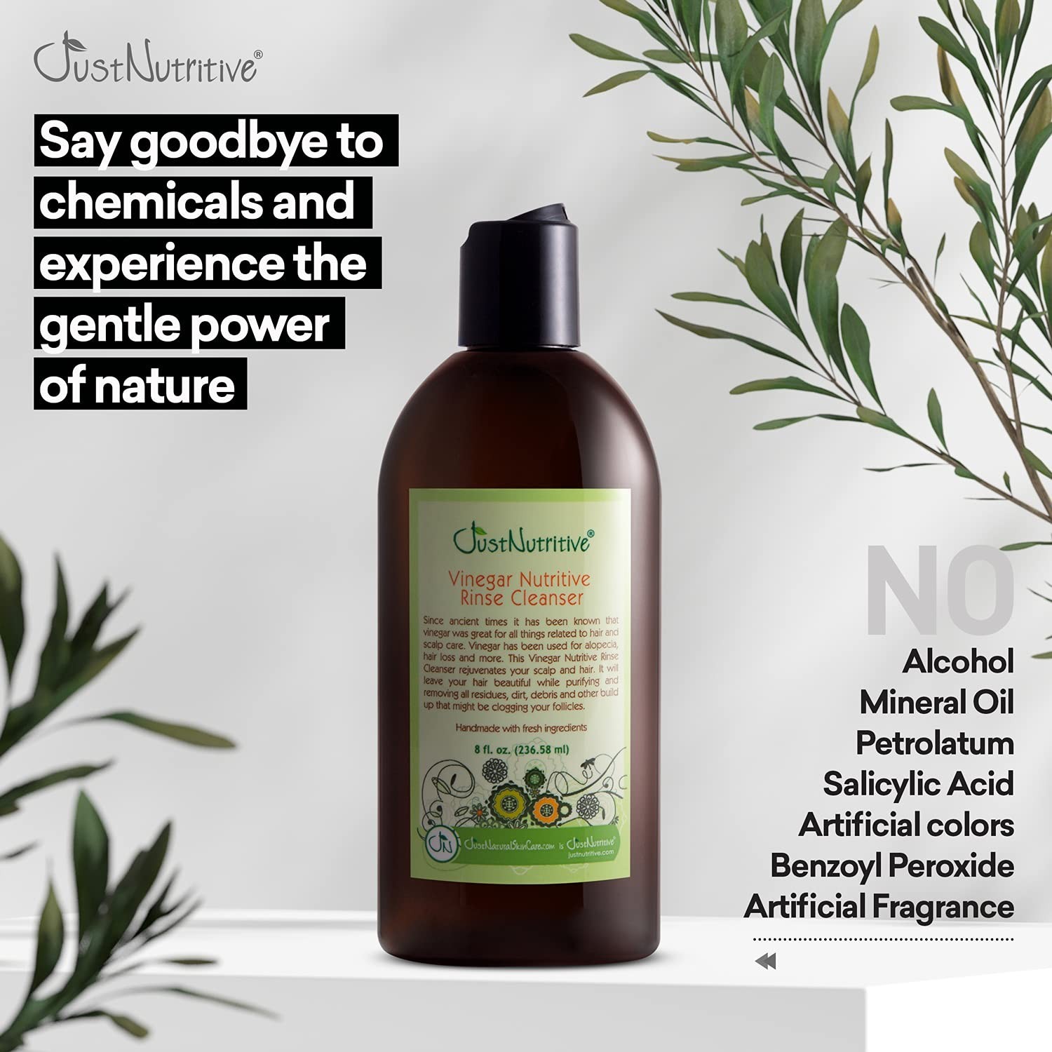 Vinegar Nutritive Rinse | Natural Hair Care to Revitalize Hair and Scalp | Pr…