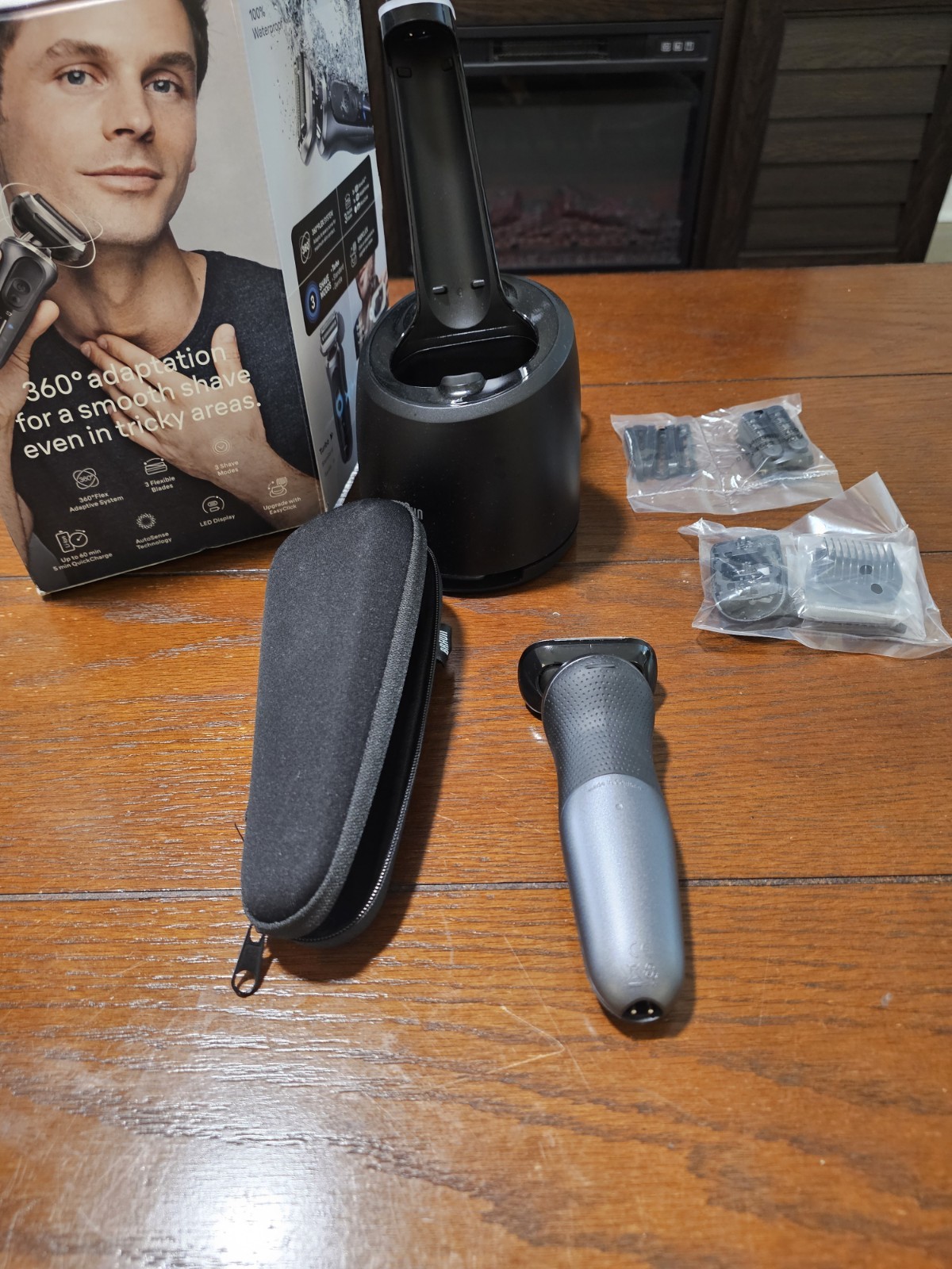 Braun Series 7 7020s 360 Flex Head Electric Shaver – Silver