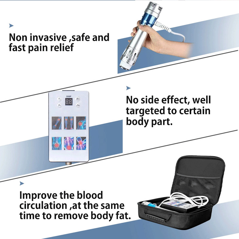 2026 Shockwave Therapy Machine Body Massage For Muscle Pain Removal ED Treatment