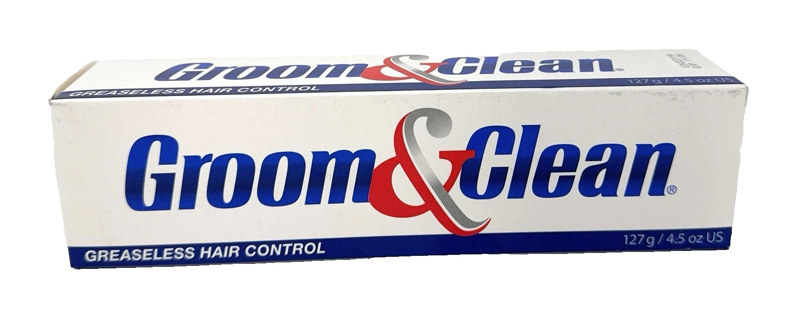 Groom and Clean Greaseless Hair Control 4.5 Ounce Tube Box NEW Original 01/2029