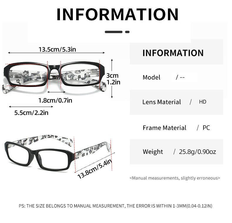 5 pack Spring Hinge Anti Blue Light Reading Glasses +1.0 1.5 2.0 2.5 3.0 3.5 4.0