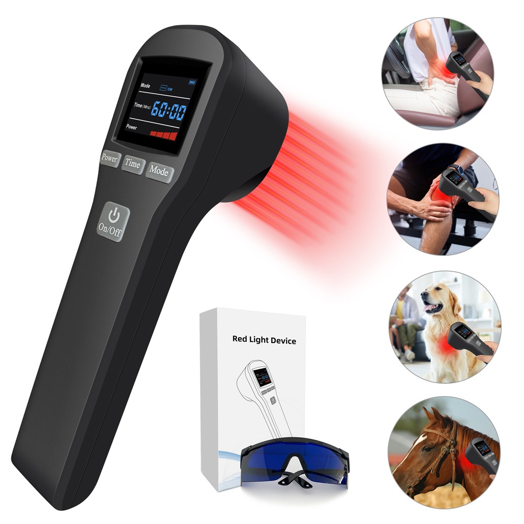 650nm 808nm Handheld LLLT Cold Laser Therapy Device for Humans Pets Pain Relief