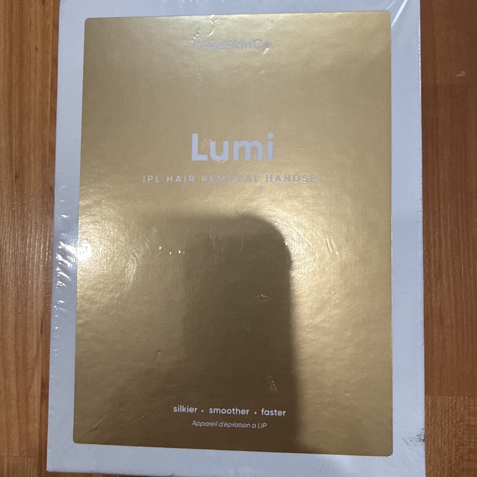 LUMI IPL Hair Removal Handset – RoseSkinCo. -White Gold – GENUINE New Sealed