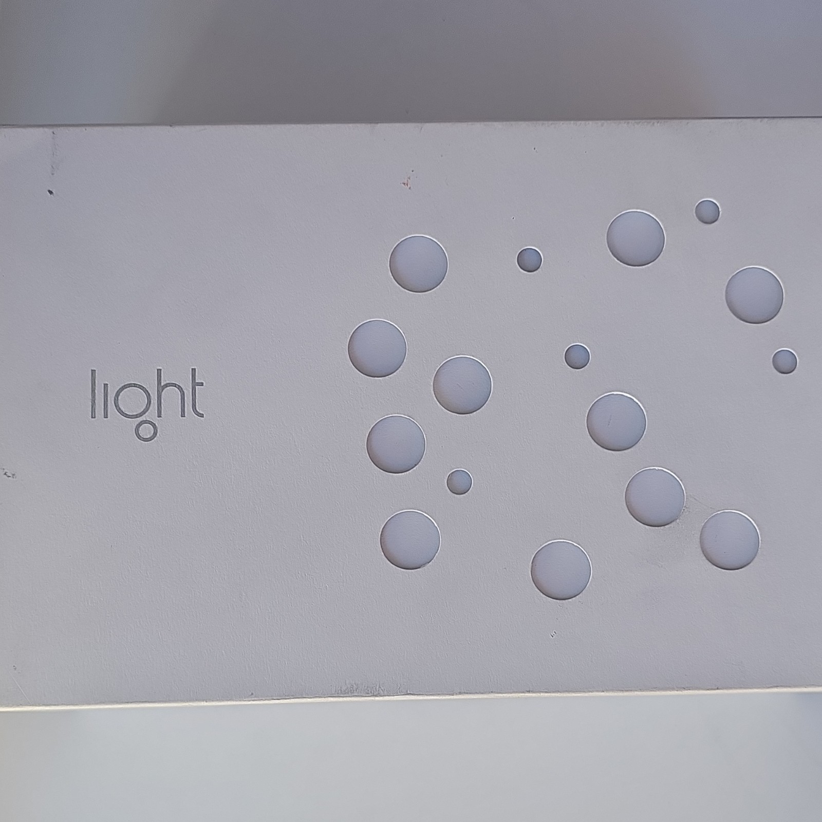 light Portable Battery Light Therapy Device, Black w/ USB Charging Cable & Case