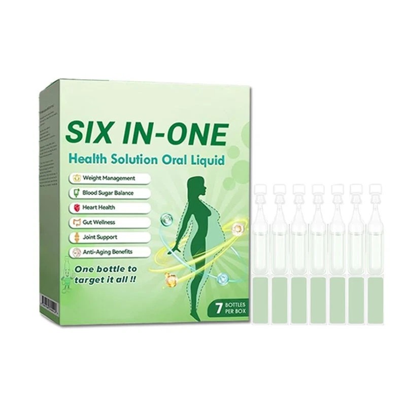 Six-in-One Health Solution Oral Liquid,one Bottle to Target It All HOT