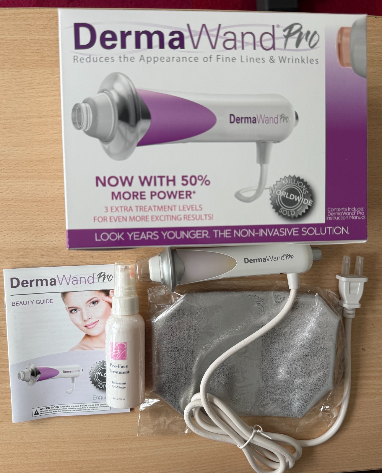DermaWand PRO Newest Model – Factory Refurbished – 1 Year Warranty – See Images