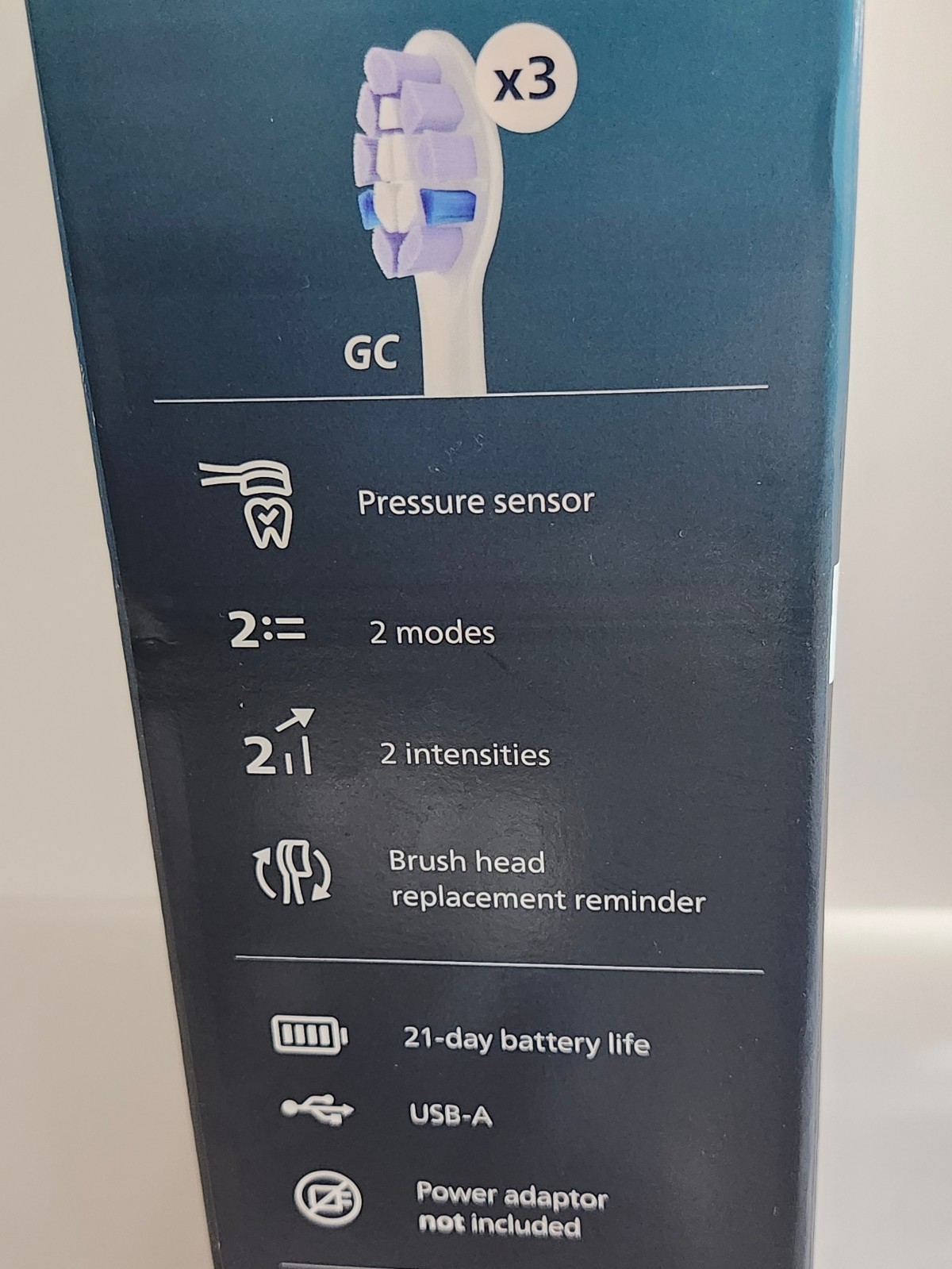 Philips Sonicare Advanced Clean Rechargeable Electric Toothbrush 2 Pack