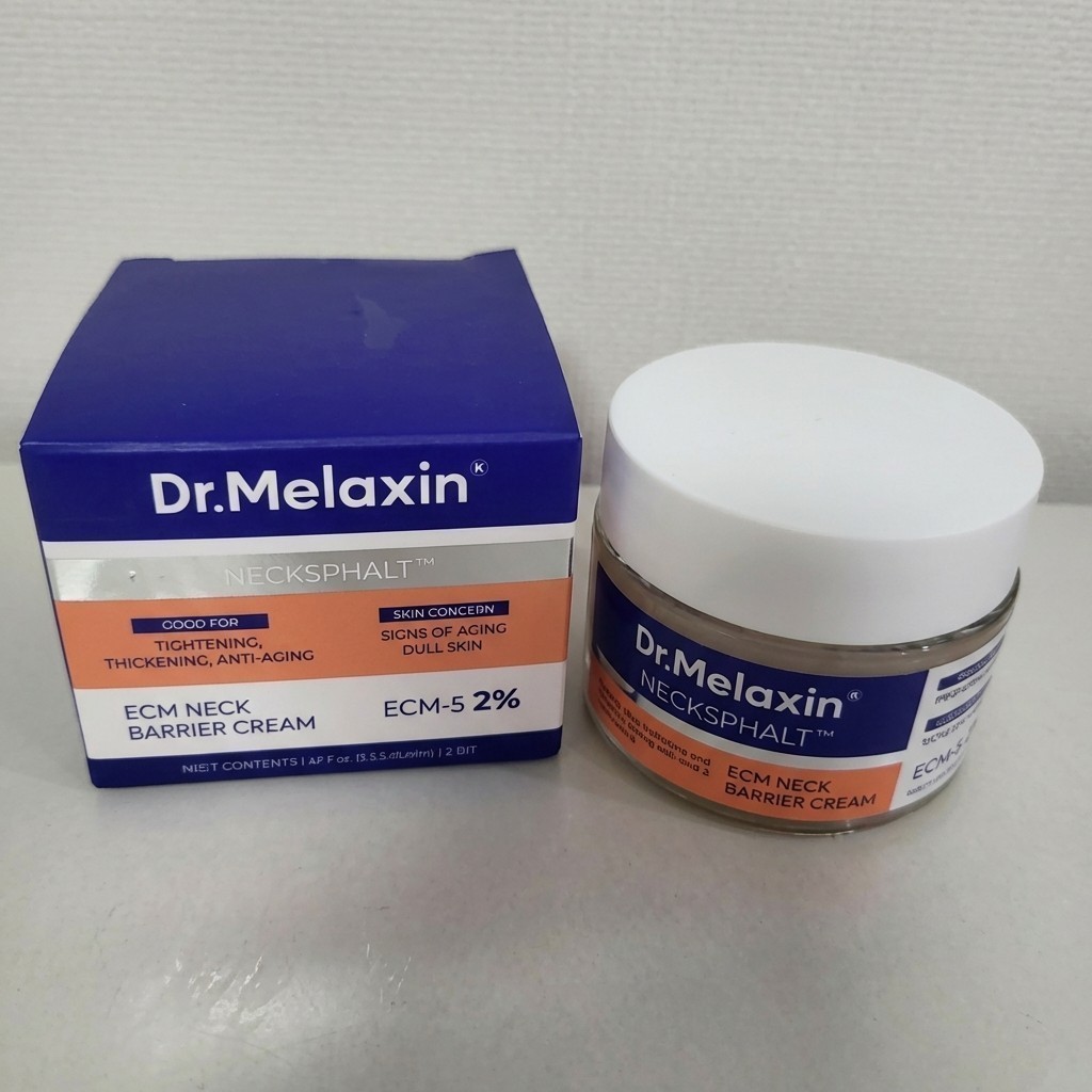 NEW Dr. Melaxin Necksphalt ECM Neck Barrier Cream1.69 fl oz 50 ml
