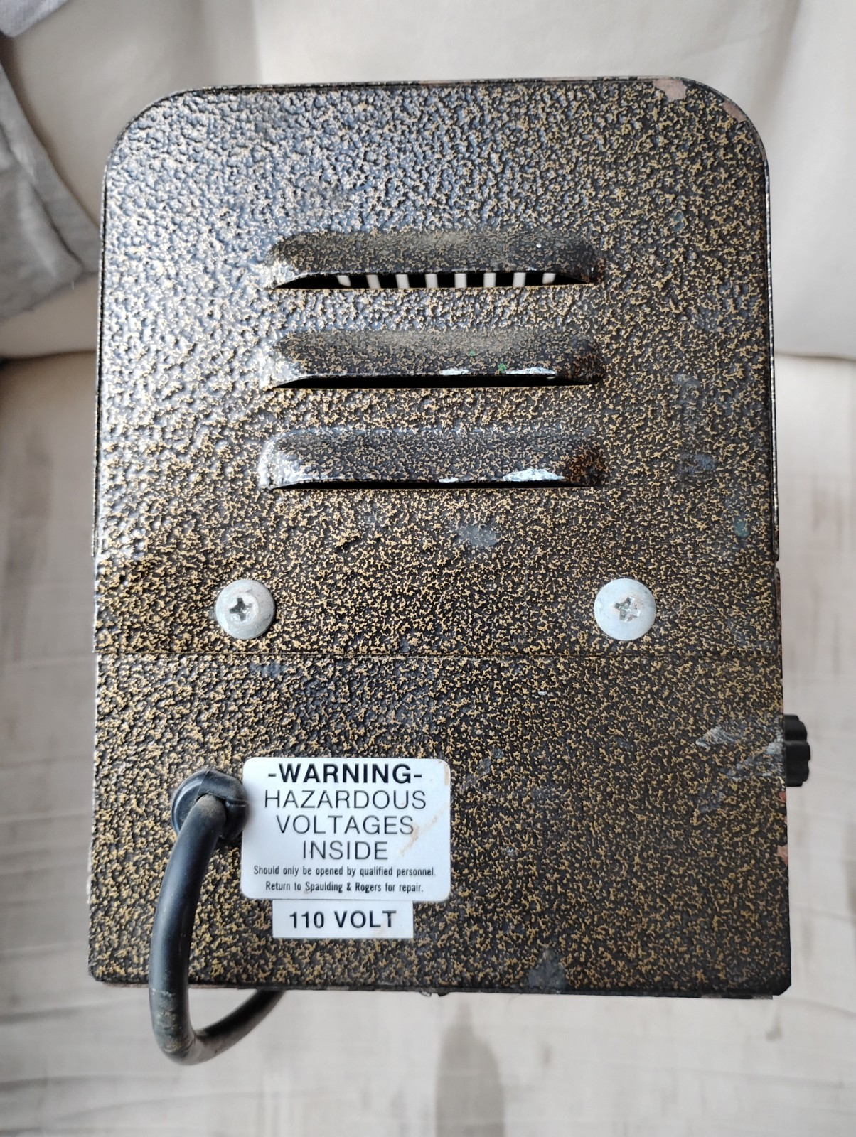 Spaulding & Rogers Power Unit I Tattoo Power Unit with Foot Switch & Cord