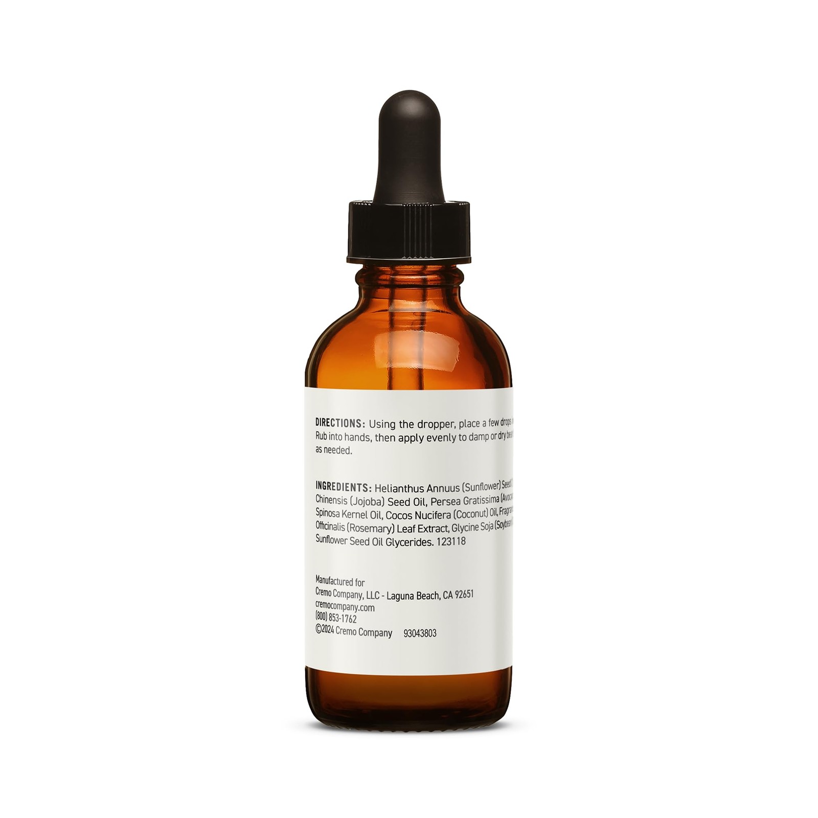 Cremo Beard Oil, Revitalizing Cedar 1 Fl Oz (Pack of 1), does not apply