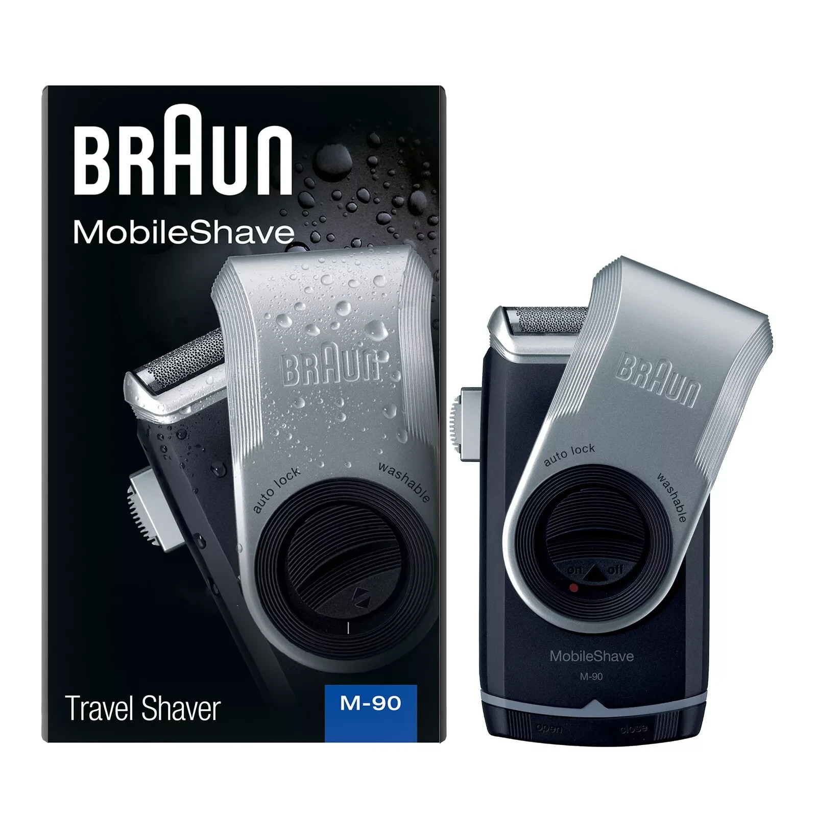 Braun Electric Razor M-90 Mobile Electric Shaver Mobileshave Shipping from JP