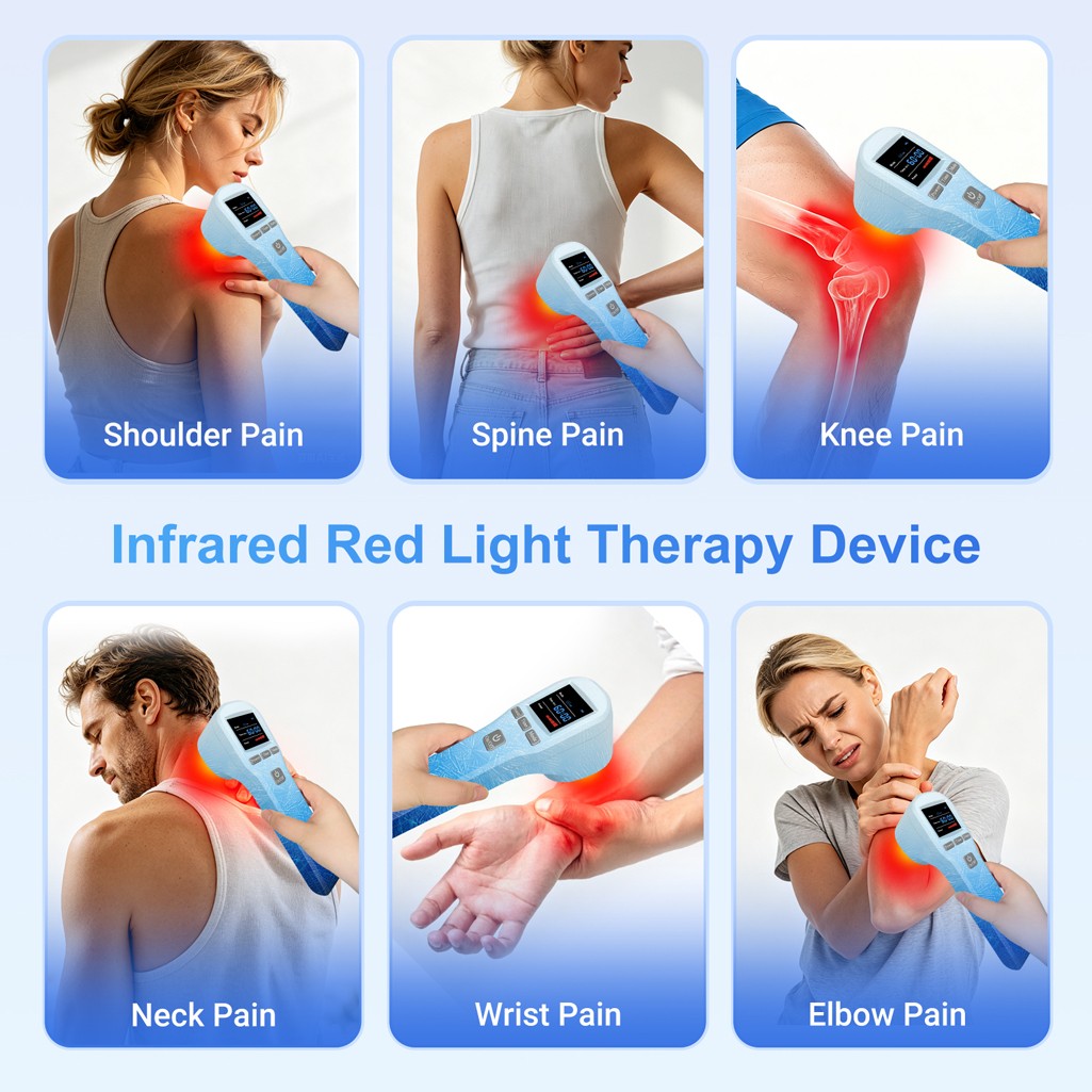 Cold Laser Therapy LLLT Device 880mW Soft Healing Laser For Body Pain Relief