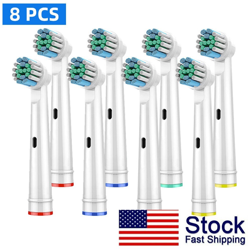8x Replacement Brush Heads For Oral-B Electric Toothbrush Fit Advance Power/Pro