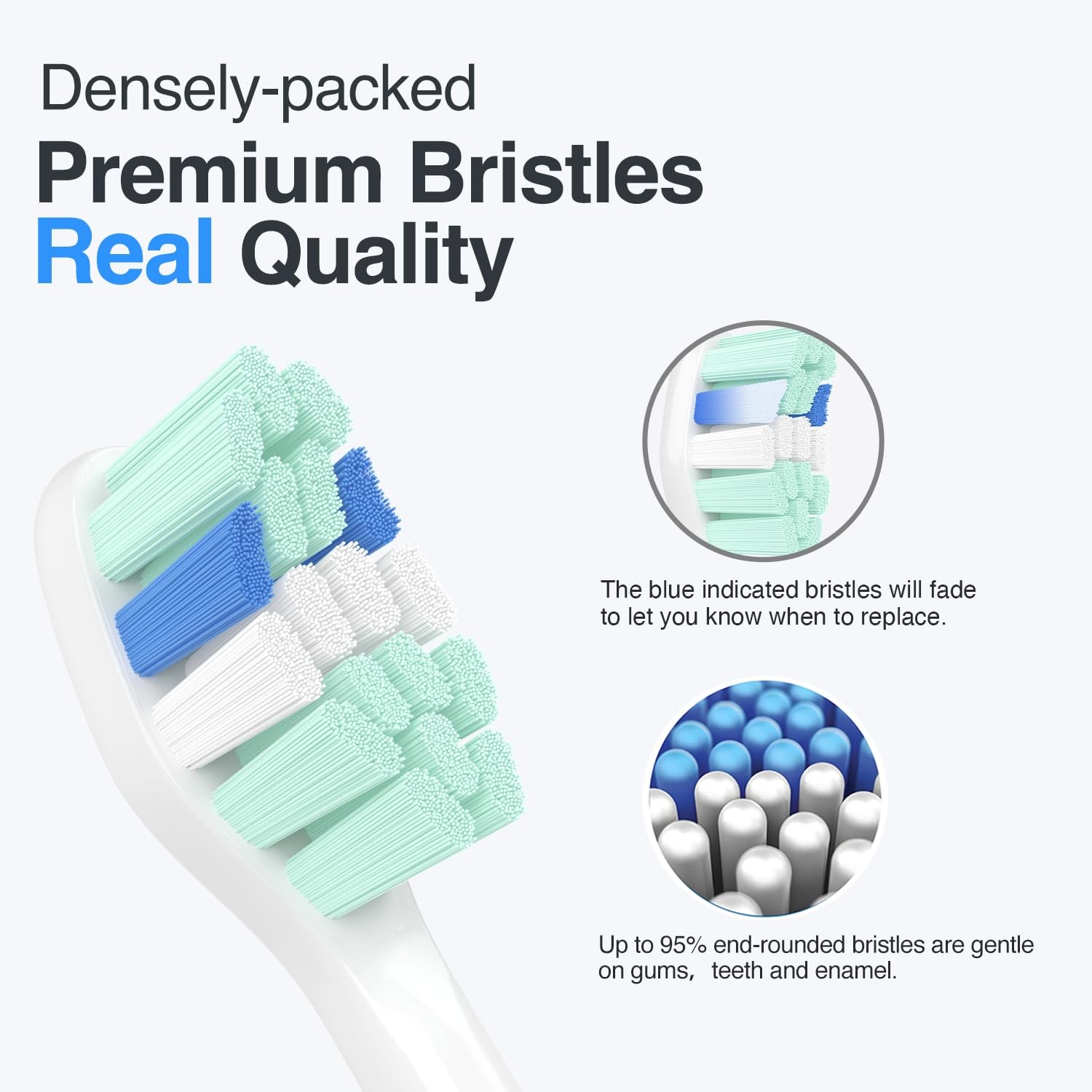 Replacement Toothbrush Heads for Philips Sonicare Replacement Heads,Electric Rep