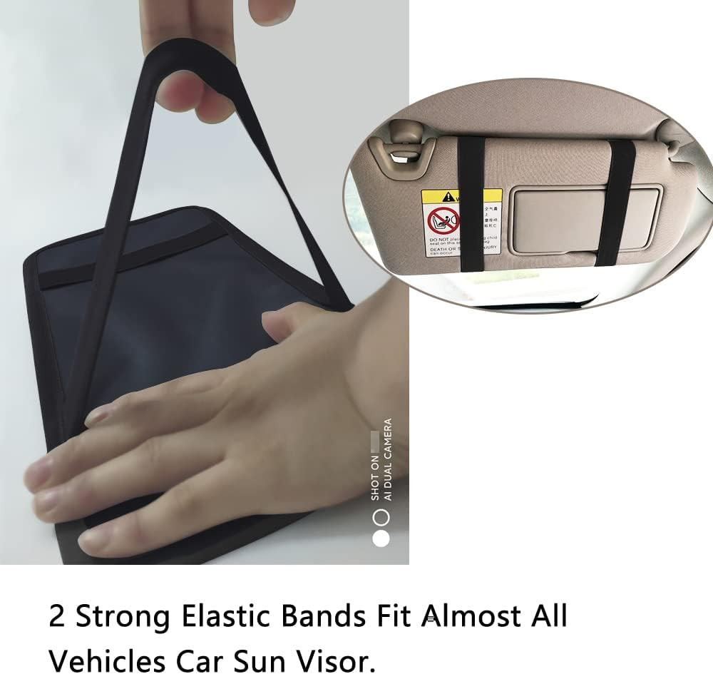 Handicap Placard Holder for Auto 1 PCS Black Visor Placard Holder Handicap Pla