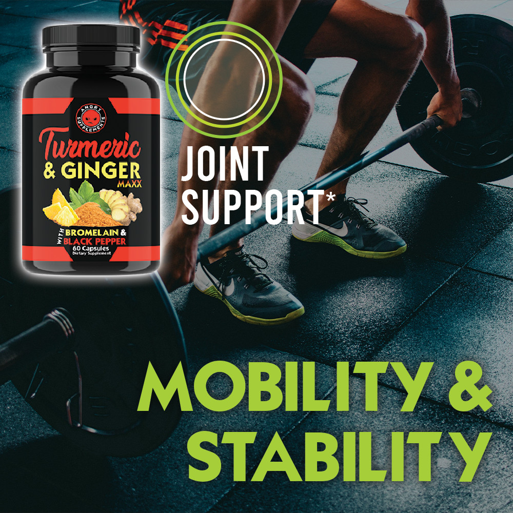 Turmeric Curcumin with Ginger + Black Pepper Joint Pain Maxx Strength Capsules