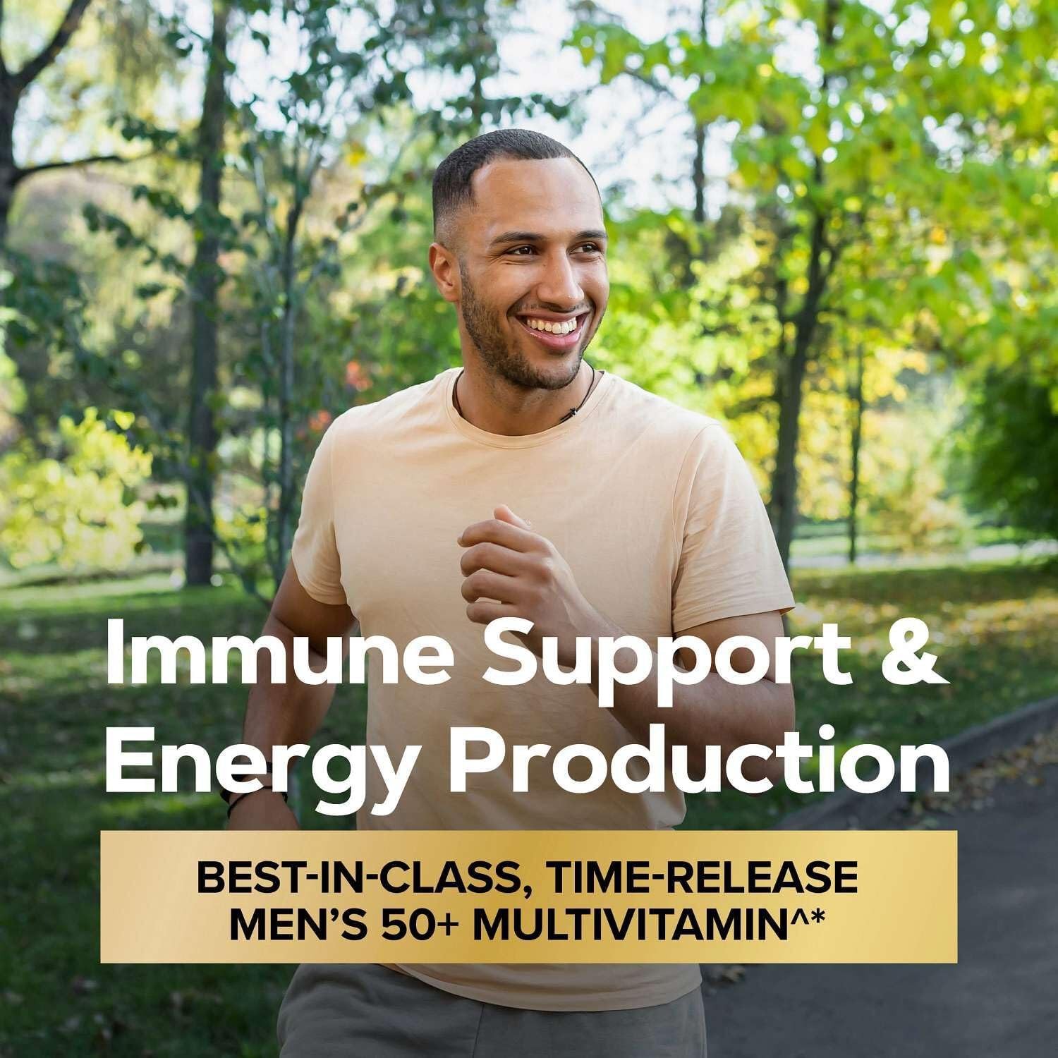 GNC Mega Men 50 Plus Vitapak Program for Men, Convenient Complete Nutrition, 5 P
