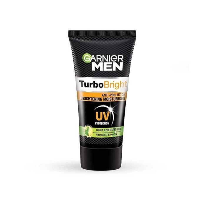 5 PC’s Garnier Men Turbobright Anti-Pollution Brightening Moisturiser face cream