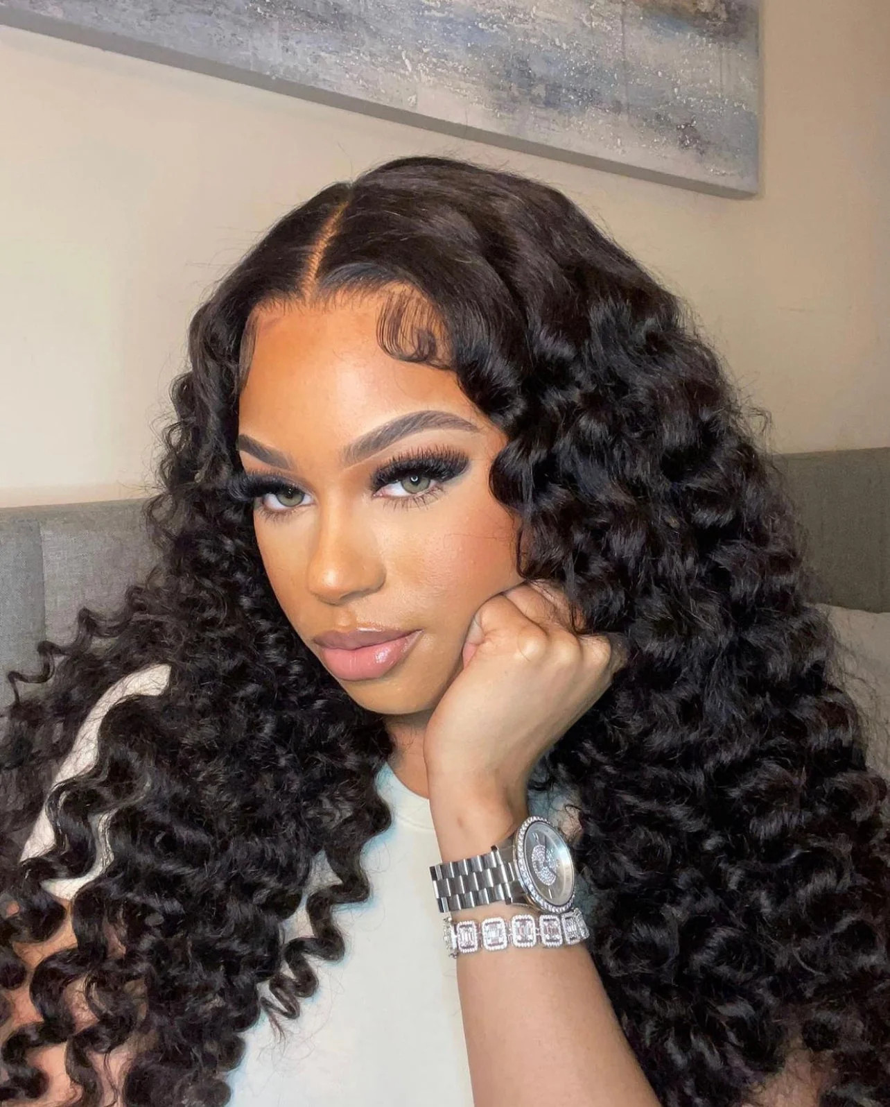 772 Glam 22″ Brazilian Human Hair Medical Wig Unit