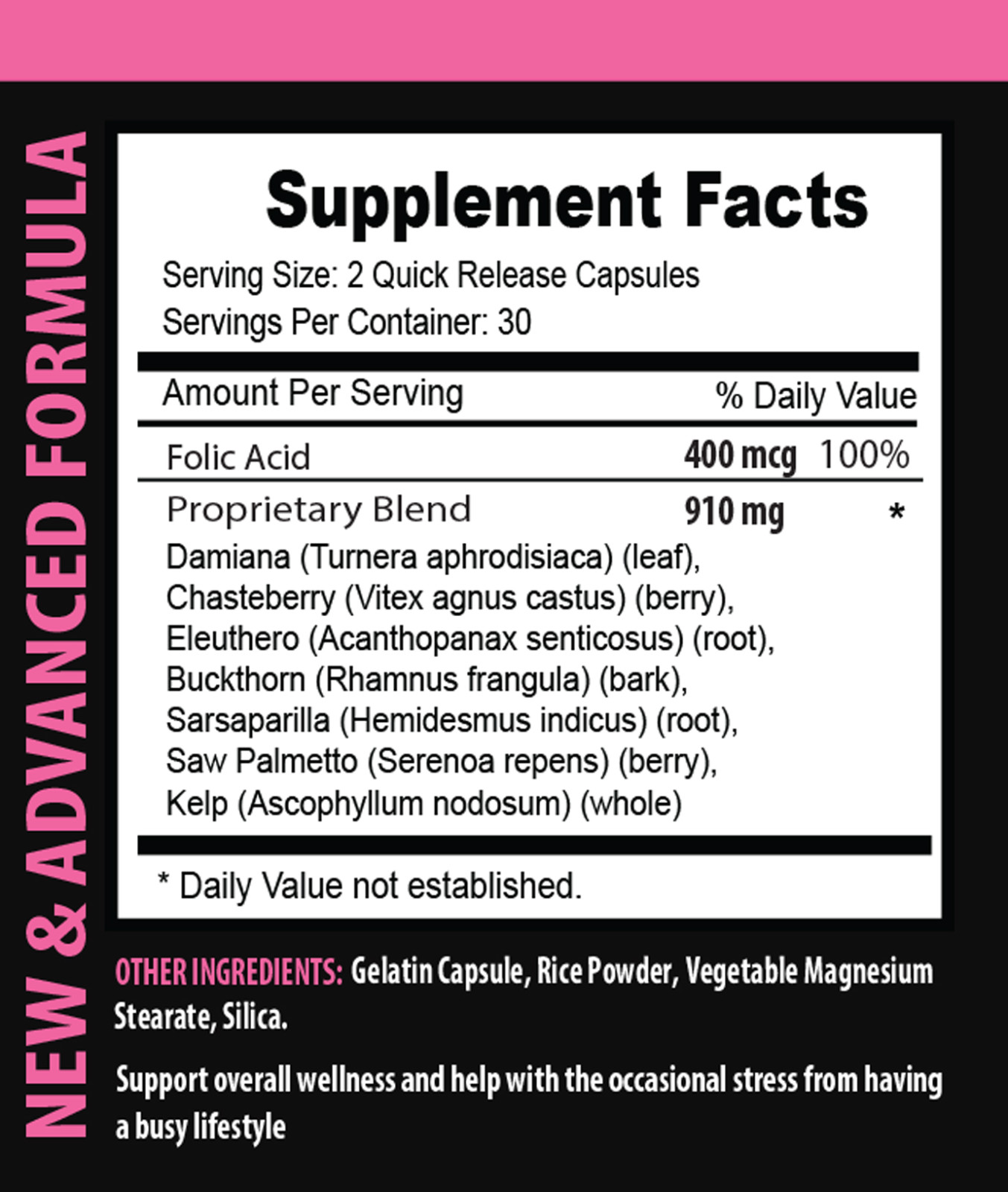 female sex drive booster – FERTILITY NATURAL – folate b vitamins 2 Bottles