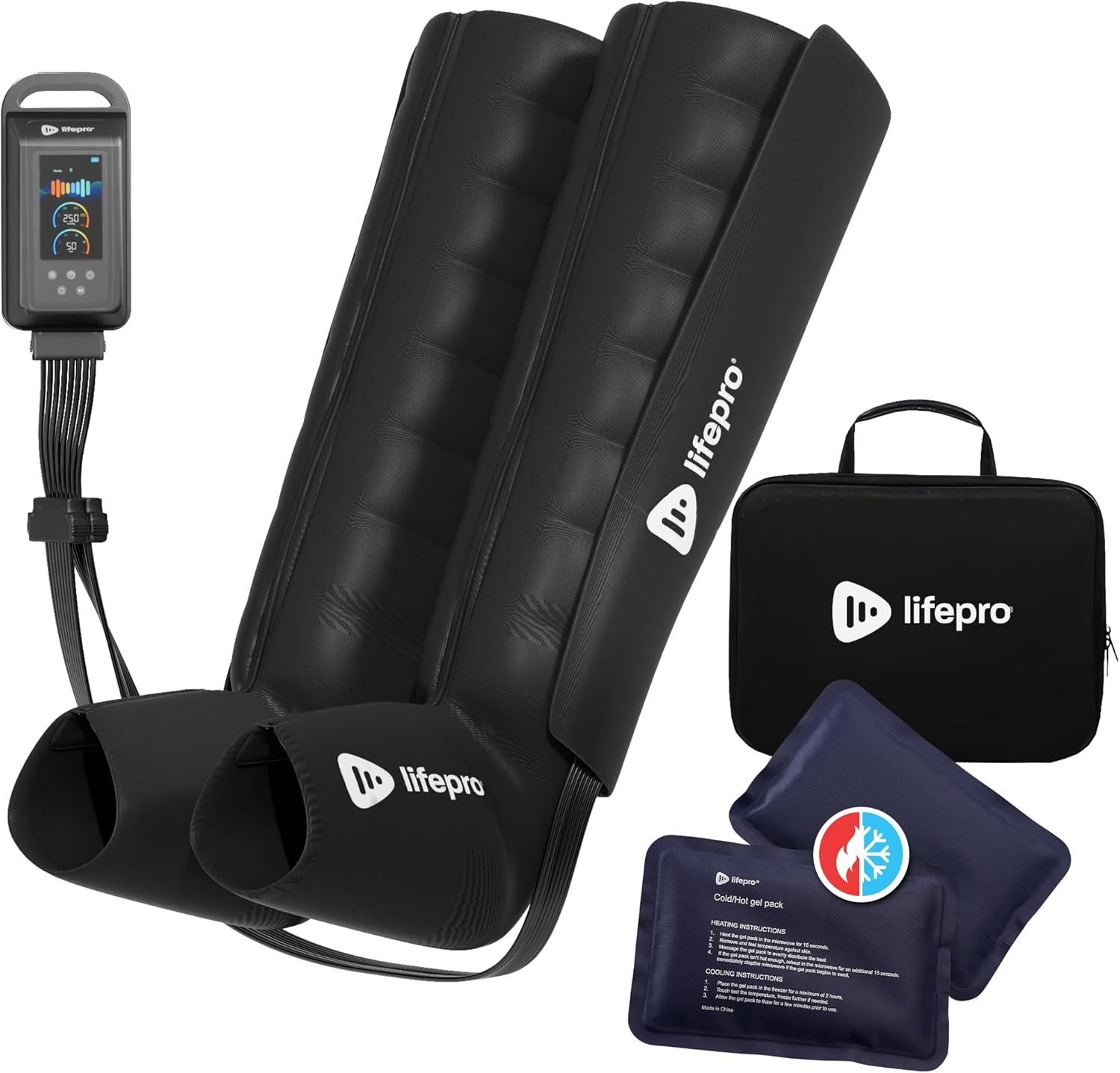 LifePro Massager Air Compression Recovery System with Heat (Used)