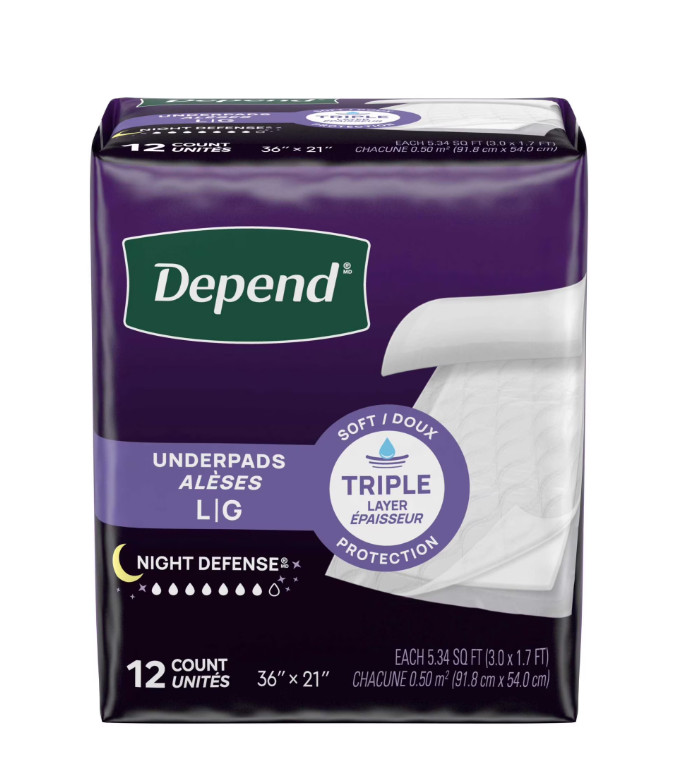 Disposable Underpads 36×21 Incontinence Bed Pads 12 Count Absorbent