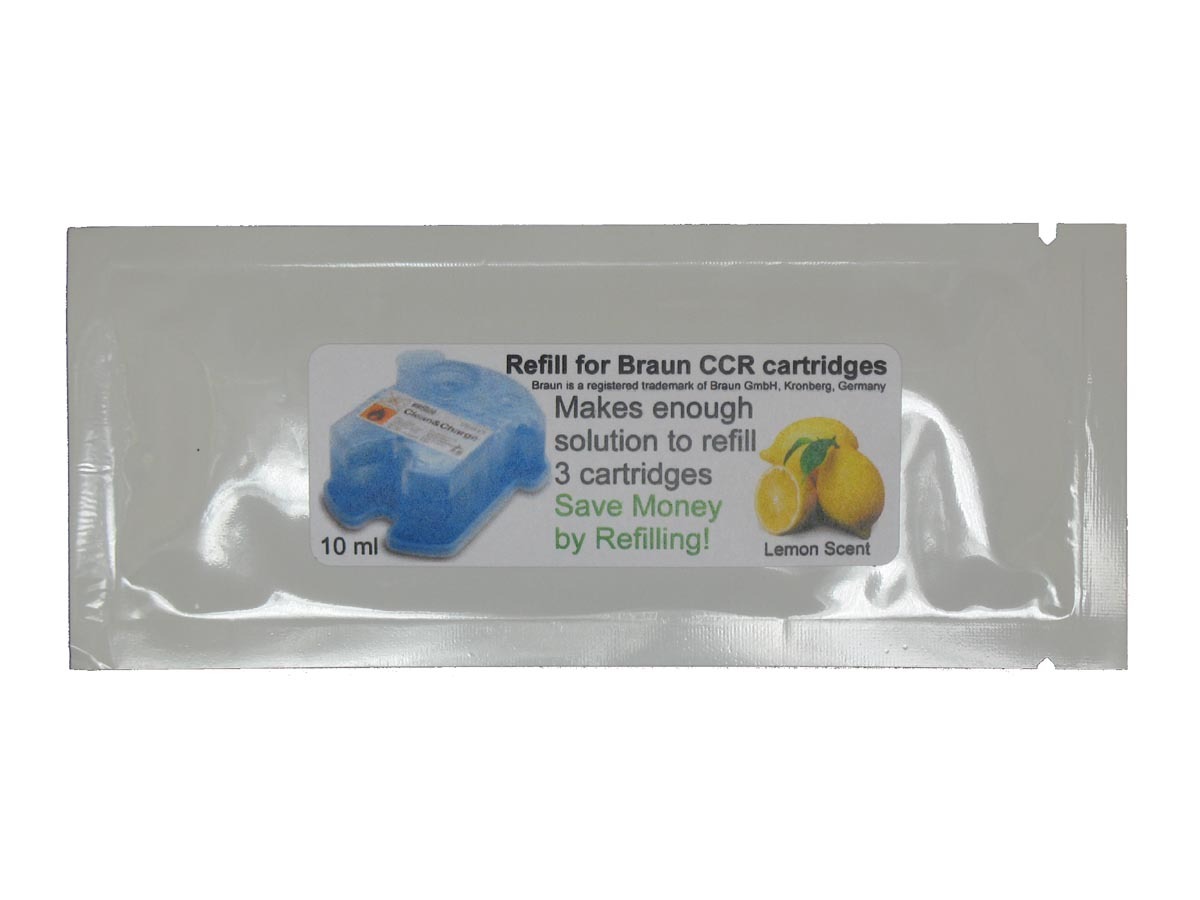 15 Refills/5Pkt for Braun® Clean & Renew® Series 7 760cc 790cc 795cc CCR3 Lemon