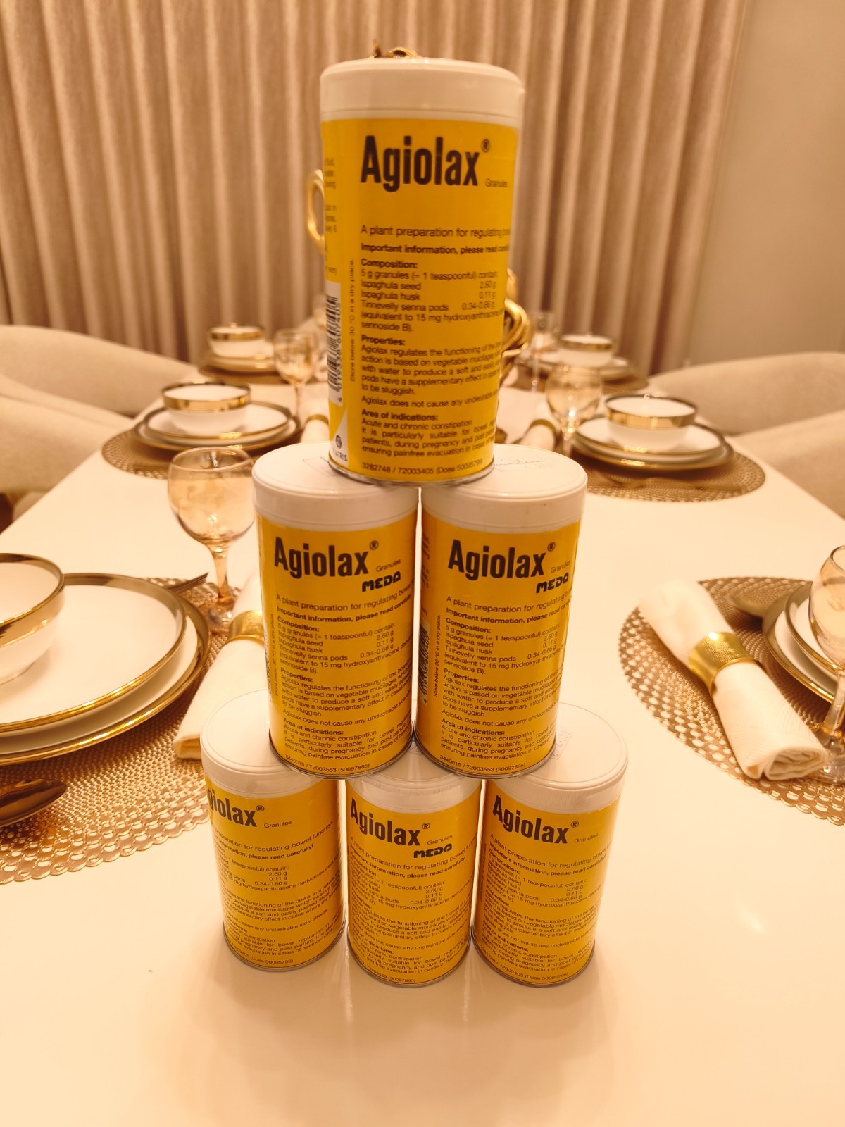 6 PACK AGIOLAX Madaus Granules 250g Made in Germany -Express ship EXP 12.2027 🥇