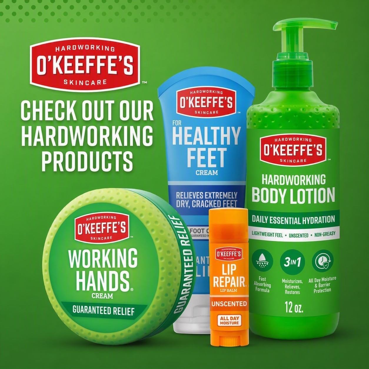 O Keeffe’s Healthy Feet Foot Cream 2-Pack – Instant Relief & Repair for Crack…