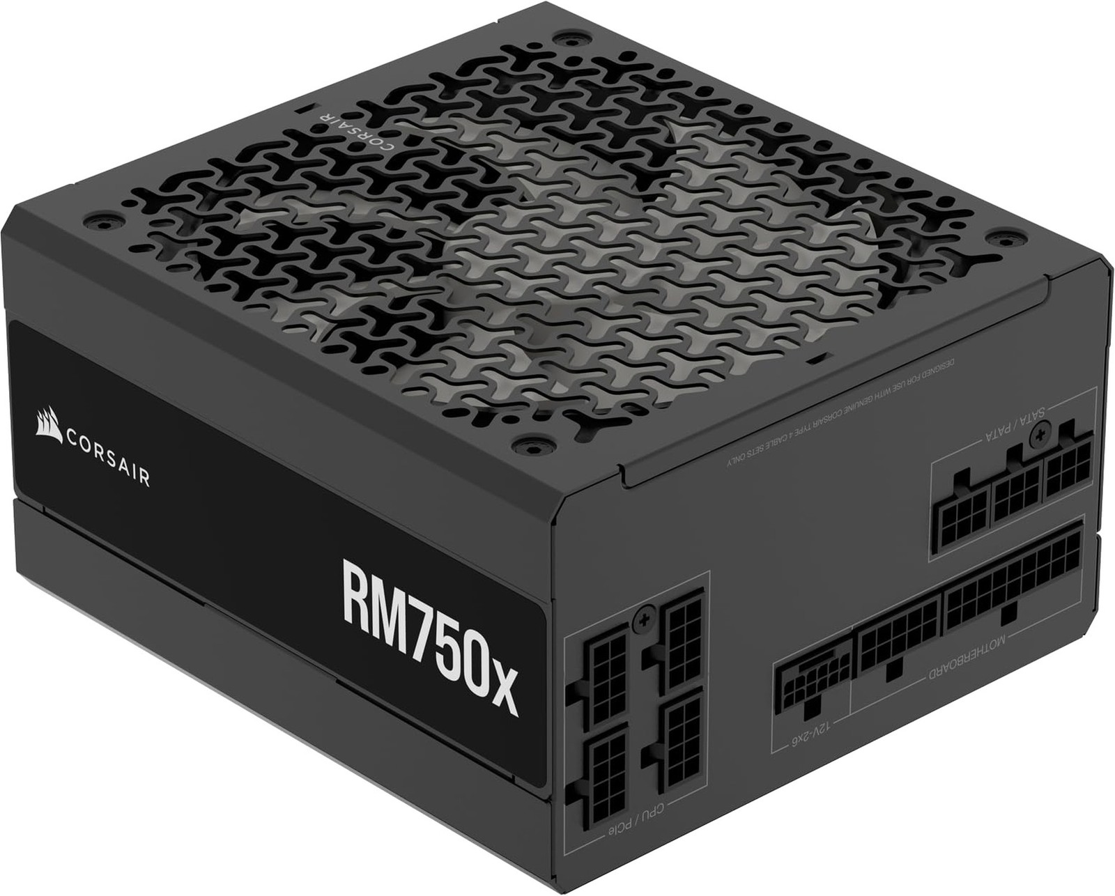 CORSAIR RM750x ATX 3.1 PCIe 5.1 Ready Fully Modular 750W Power Supply – Lo