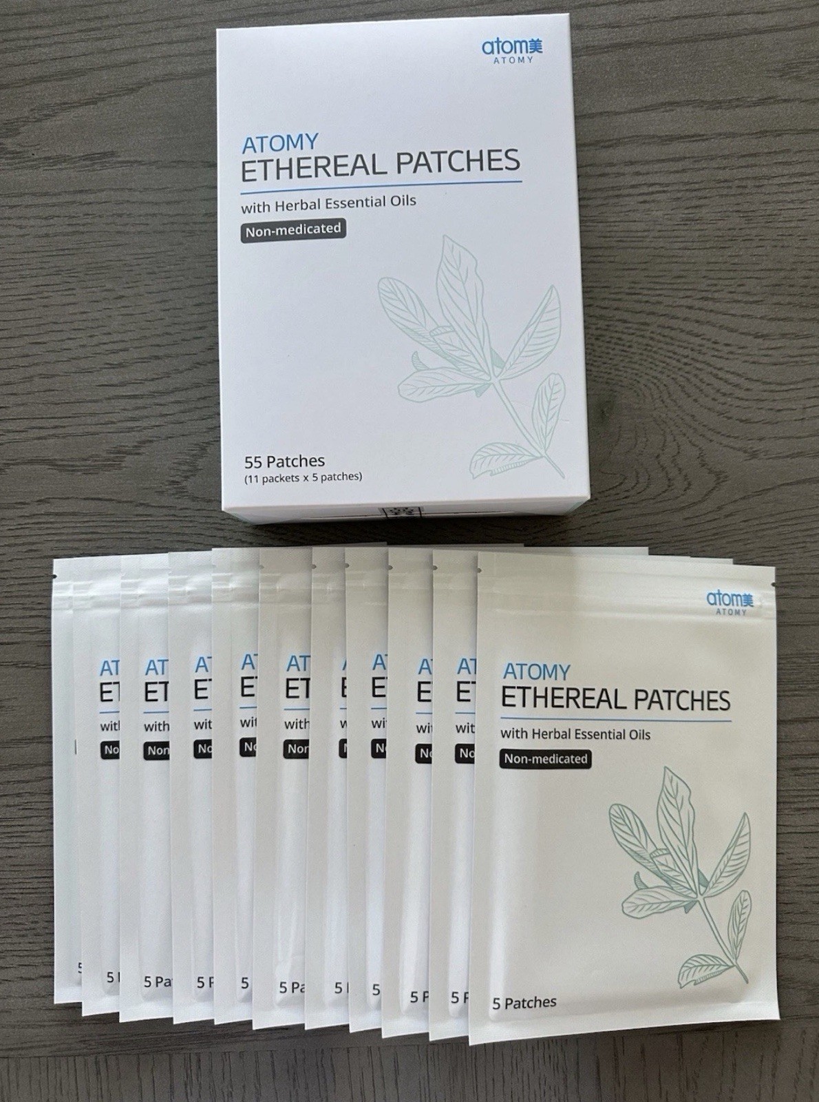 Atomy Ethereal Patches with Herbal Essential Oils 11 Pack (5 pcs/pack) US Seller