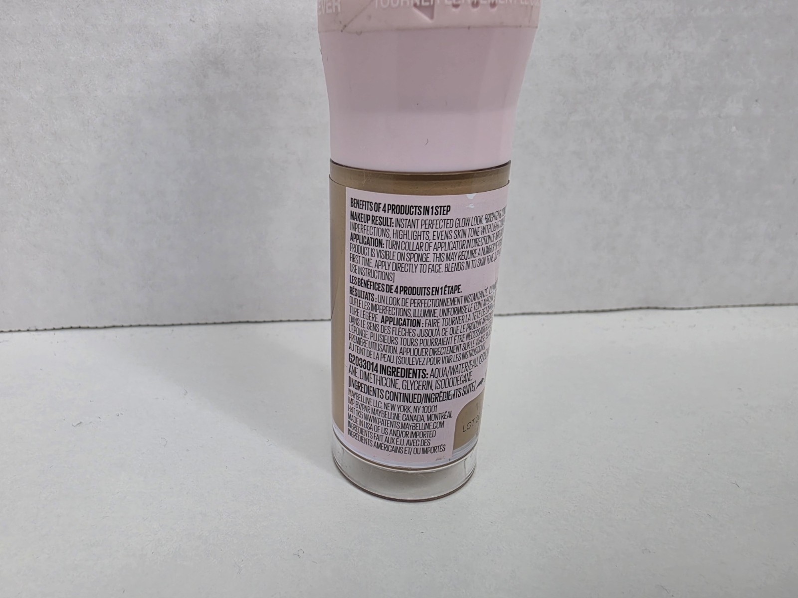 Maybelline Instant Age Rewind Perfector 4-In-1 Glow Makeup 1.5 Light Medium New