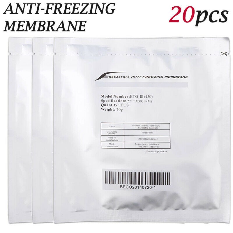 Practical 20x MSize Cold Membranes Pads For Beauty Machine Easy To Use (27*30CM)