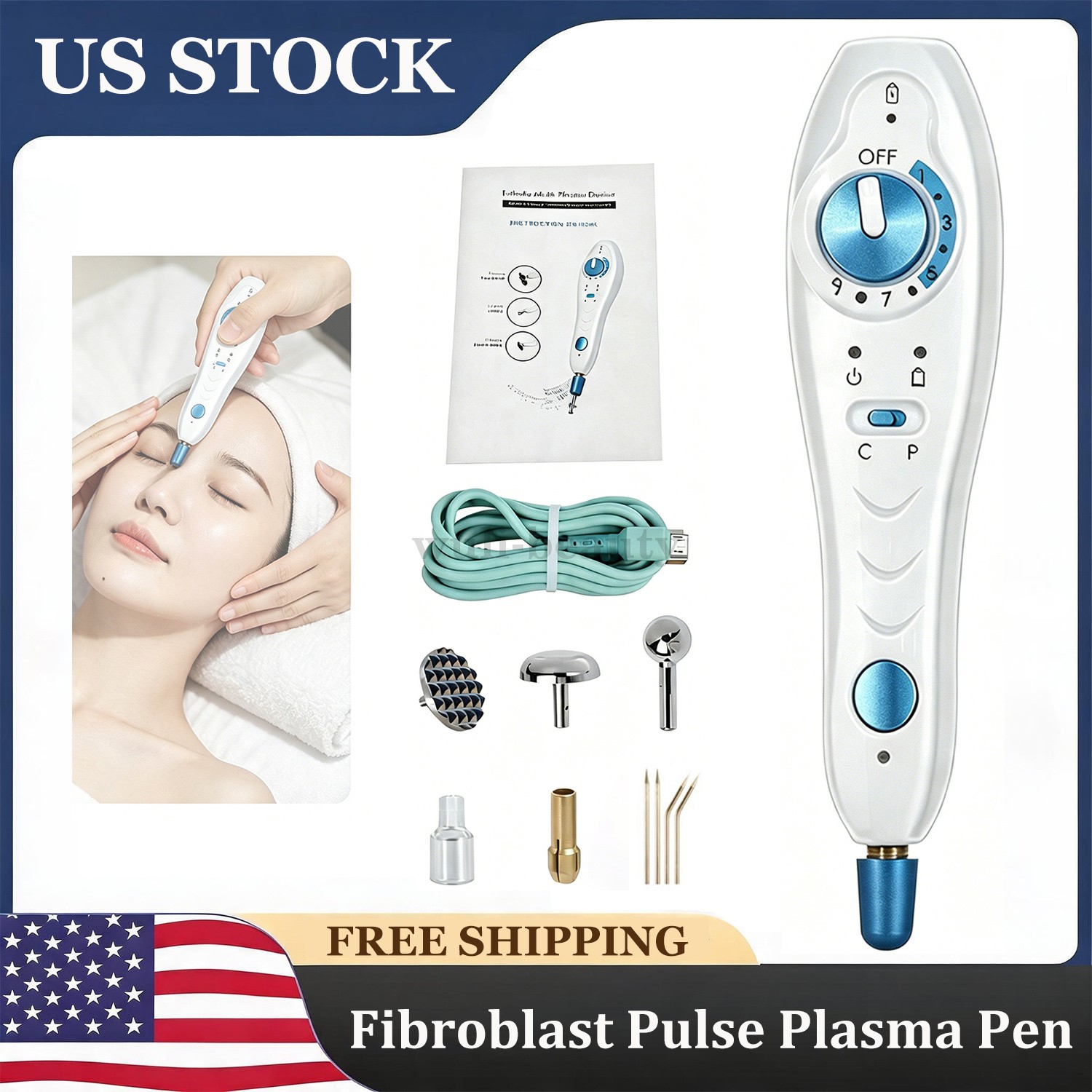 Fibroblast Plasma Pen Eyelid Lifting Plasma Pen Anti Wrinkle Skin Tighten New
