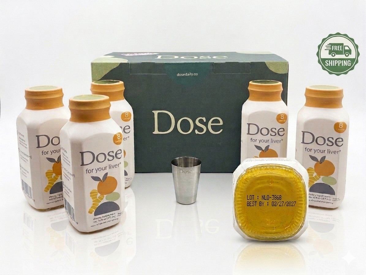 DOSE For Your Liver – Optimal Liver Function/Liver Cleanse 16oz x 6PACK Exp 2/27