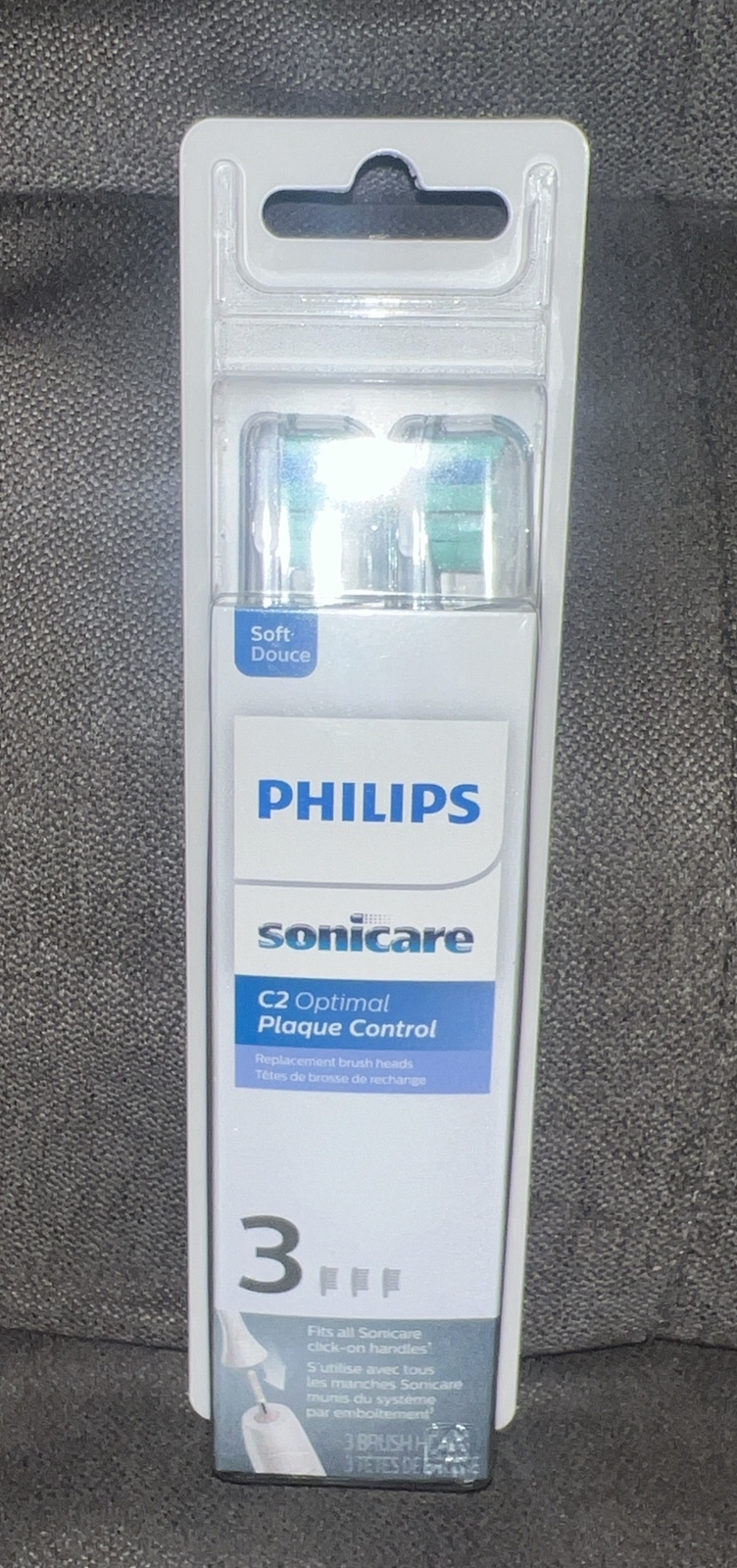 Philips Sonicare🪥Optimal Plaque Control C2 Replacement Heads-HX9023/65(3 Pack)