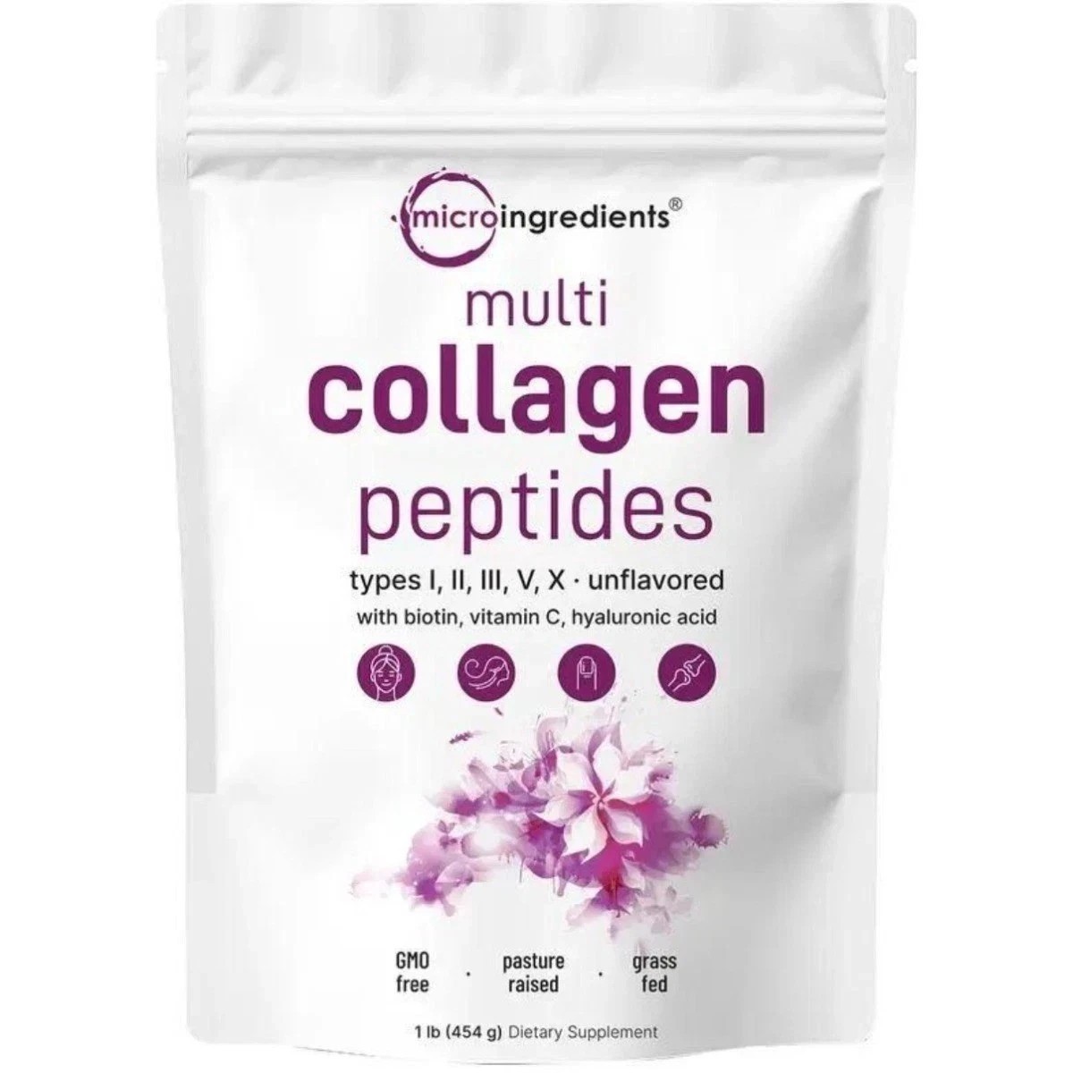 3 PACK Multi Collagen Peptides Powder 1 lb Hydrolyzed Protein Peptide