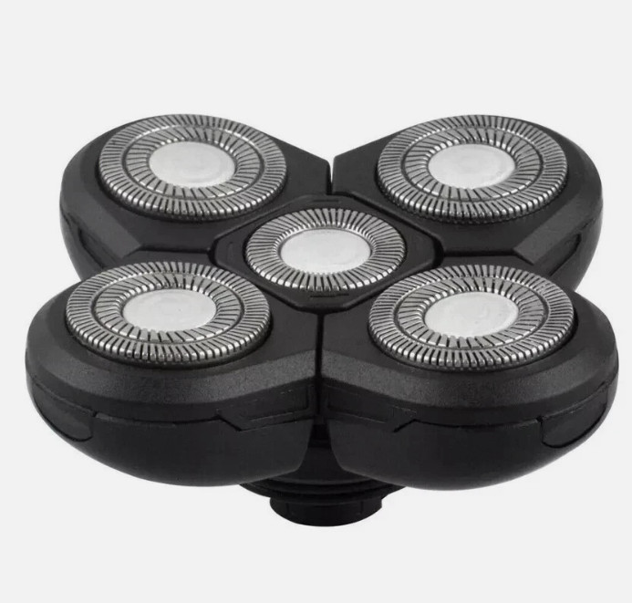 2PCS 5 Blades Floating Shaving Bald Replacement Shaver Head For Electric Razors