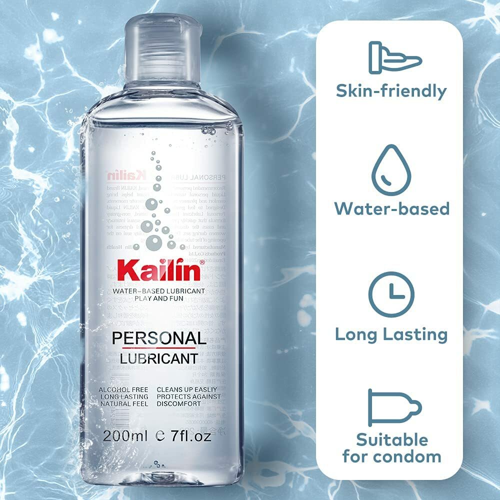 Sex Lubricant Water-Based Long Lasting Easy Clean Women Men Adult Lube Personal