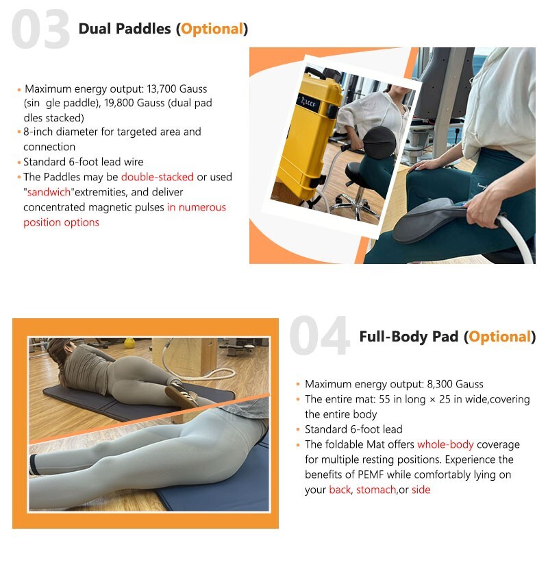 6000Gauss PEMF Magnetic Therapy Machine PEMT Loop Fo Frozen Shoulder Pain Relief