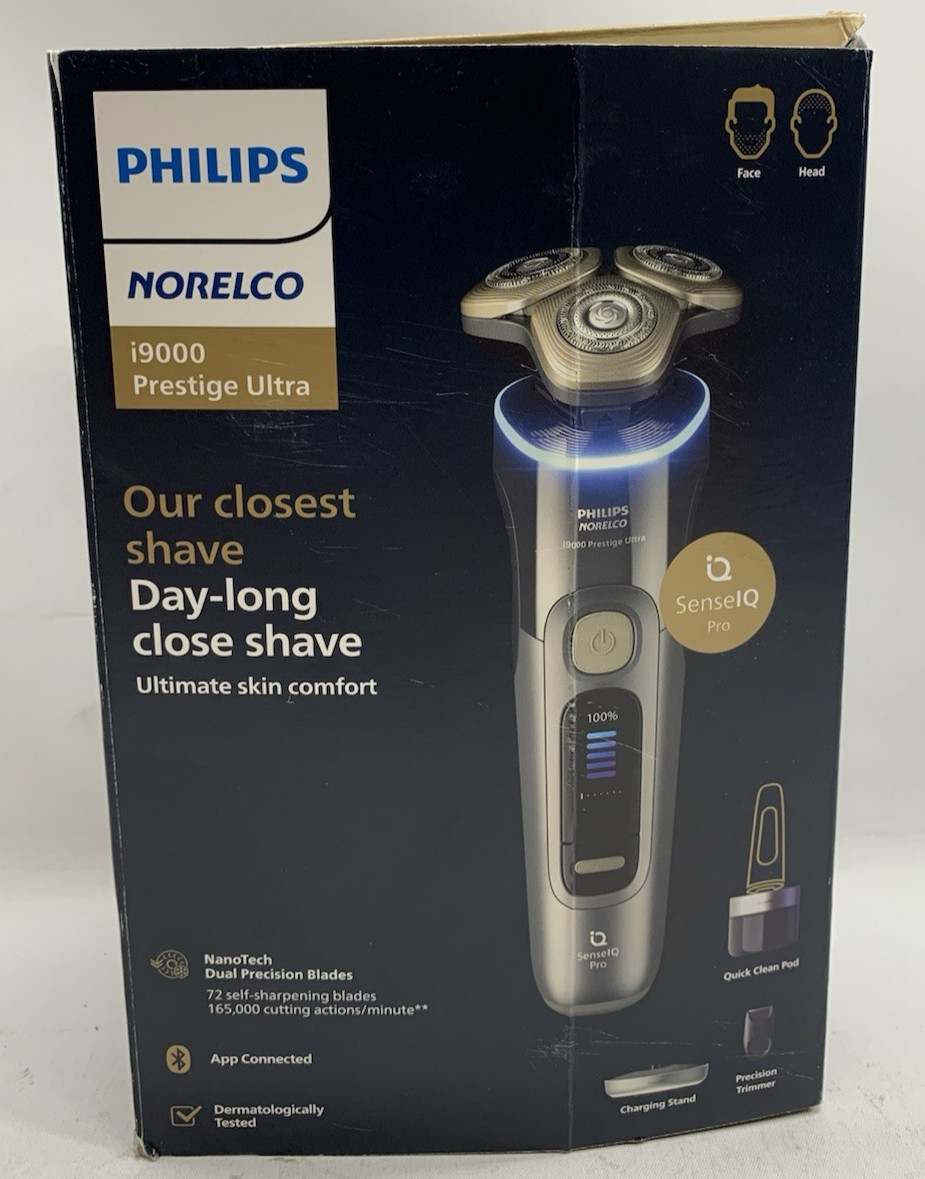 Philips Norelco i9000 Prestige Ultra SenseIQ PRO Electric Men’s Face Hair Shaver