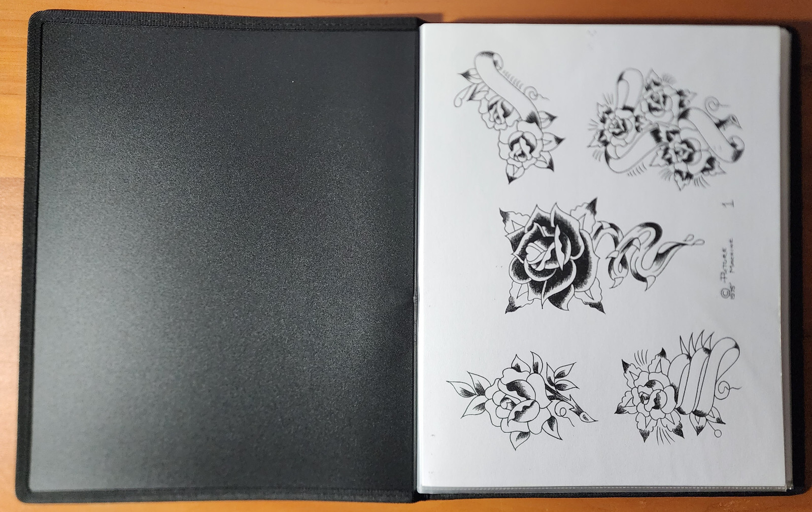 1975 Picture Machine Spaulding Rogers Traditional Vintage Tattoo Flash Book 1-50