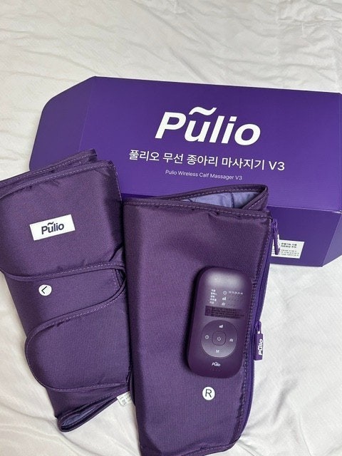 Pulio V3 Wireless Heat Air Pressure Calf Massager P005 Compact Leg Recover