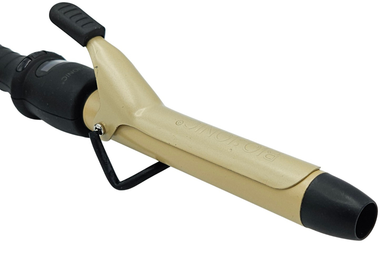 Bio Ionic Gold Pro 24K Gold Barrel Ceramic Curling Iron 1″ Tested Working