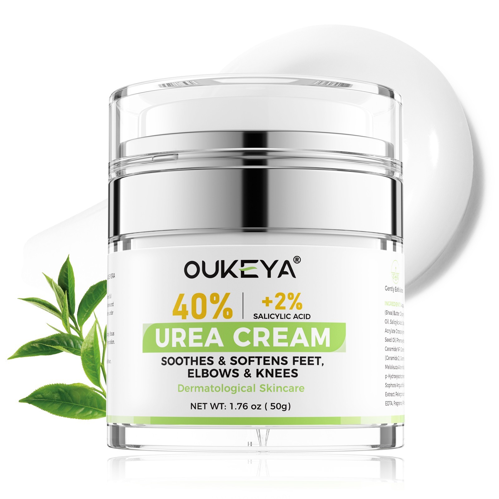 OUKEYA Urea Cream 40% +2% Salicylic Acid Hand Foot Cream Repair Dry Cracked Skin