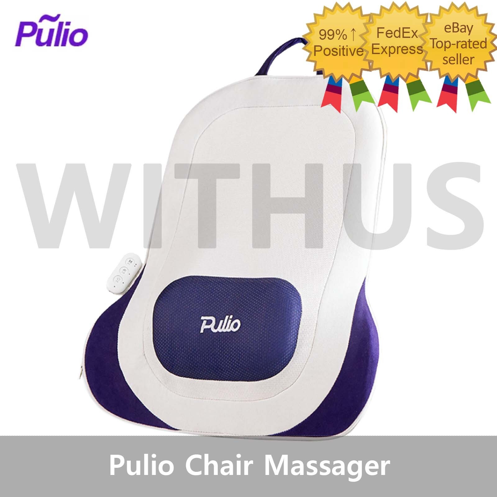 Pulio Chair Massager Portable, Wireless & Heated Back Relief CH001