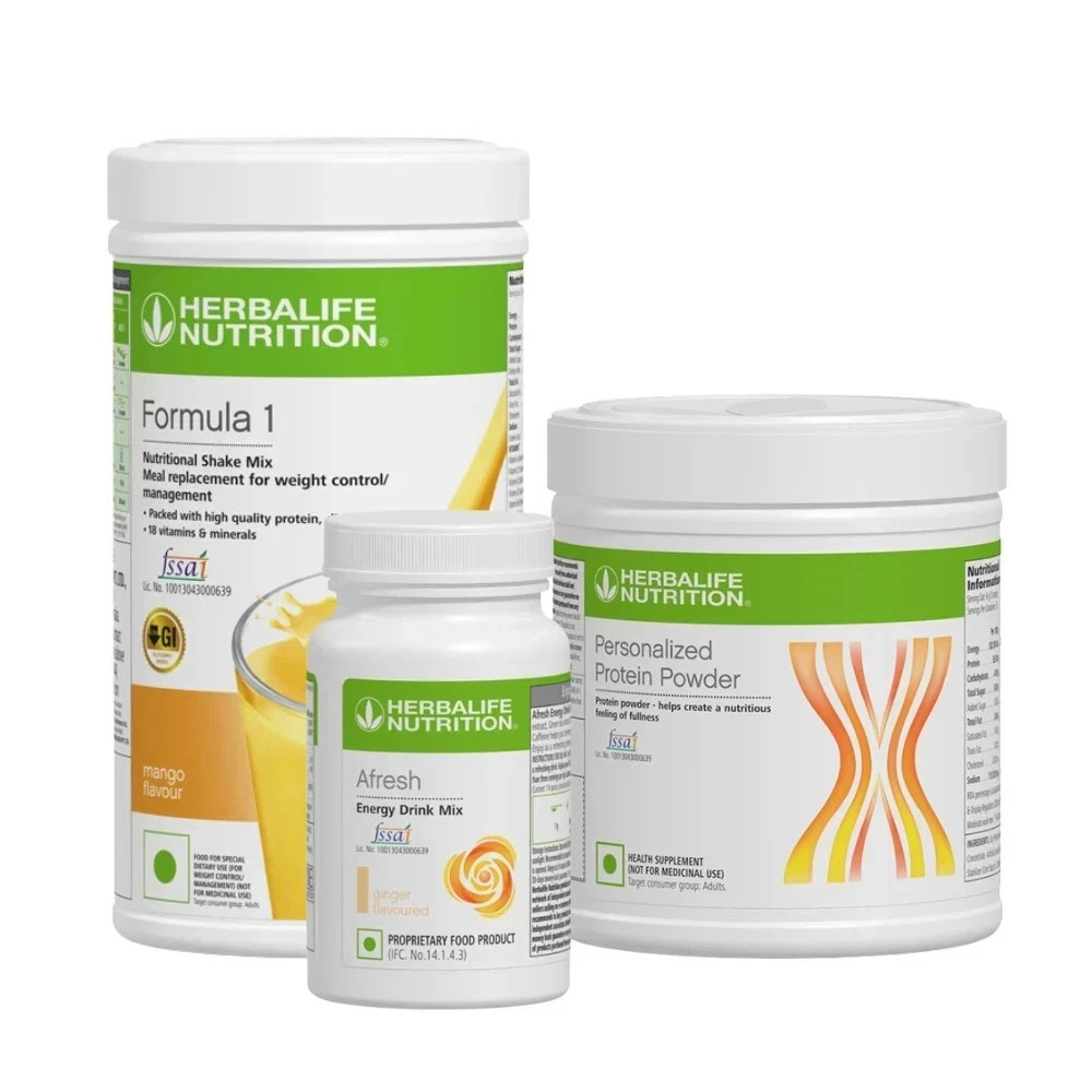 HERBALIFE COMBO SET (MANGO, PROTEIN 200GM. AFRESH) FREE SHIPPING